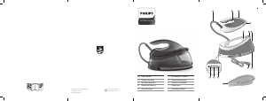 Brugsanvisning Philips GC7840 PerfectCare Compact Strygejern