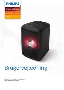 Brugsanvisning Philips NX100 Højttaler