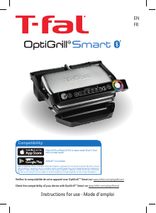 Manual Tefal GC730D53 OptiGrill Smart Contact Grill