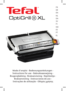 Manual Tefal YY3870FB OptiGrill+ XL Contact Grill