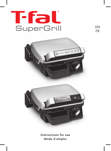 Bruksanvisning Tefal GC450B52 SuperGrill Smörgåsgrill
