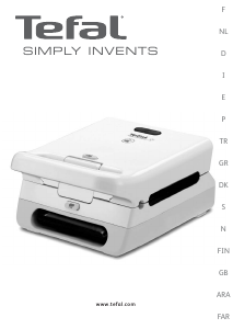Bruksanvisning Tefal SW320012 Simply Invents Kontaktgrill