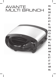 Manual Tefal SW606812 Avante Multi Brunch Contact Grill