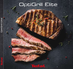 Manual Tefal GC750D60 OptiGrill Elite Contact Grill