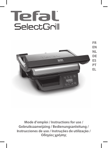 Manual Tefal GC740B12 SelectGrill Contact Grill