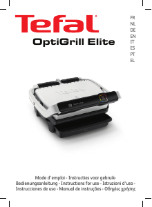 Manual Tefal YY4397FB OptiGrill Elite Contact Grill
