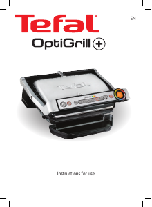 Manual Tefal GC712D61 OptiGrill+ Contact Grill