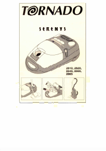Mode d’emploi Tornado 2810 Serenys Aspirateur