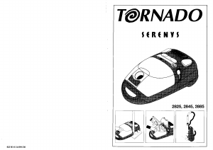 Mode d’emploi Tornado 2825 Serenys Aspirateur