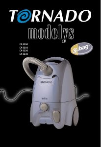 Mode d’emploi Tornado CA 6210 Modelys Aspirateur