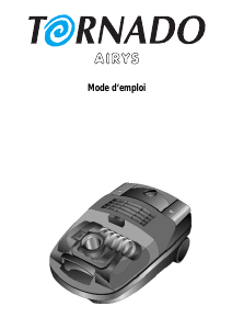 Mode d’emploi Tornado TO 2 Airys Aspirateur