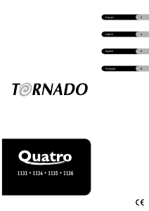 Mode d’emploi Tornado TO 1133 Quatro Aspirateur