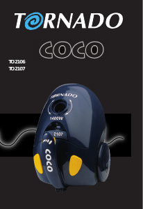 Mode d’emploi Tornado TO 2107 Coco Aspirateur