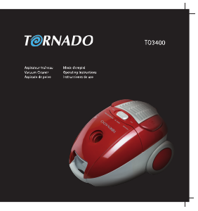 Mode d’emploi Tornado TO 3400 Aspirateur