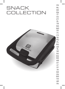 Panduan Tefal SW856D65 Snack Collection Pemanggang Sandwich