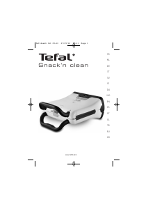 Посібник Tefal SW373112 Snackn Clean Контактний гриль