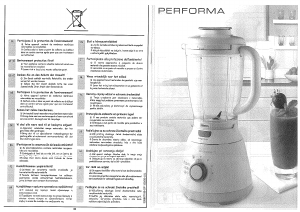 Manual Tefal BL500341 Performa Blender