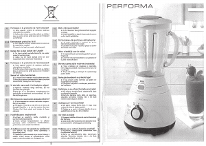 Manual Tefal BL510141 Performa Blender