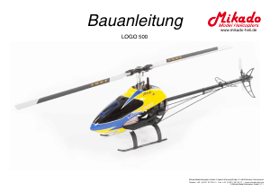 Bedienungsanleitung Mikado Logo 500 Funkferngesteuerten hubschrauber