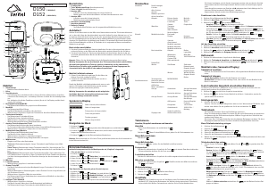 Handleiding Switel D150 Draadloze telefoon