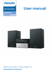 Manual Philips TAM3205 Stereo-set