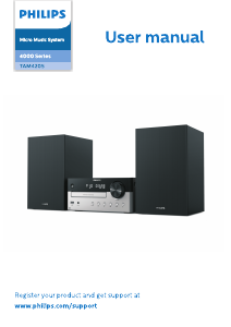 Manual Philips TAM4205 Stereo-set