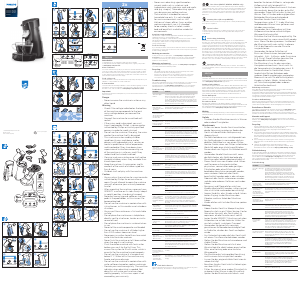 Manual Philips HD6562 Senseo Viva Cafe Coffee Machine