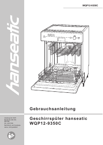 Bedienungsanleitung Hanseatic WQP12-9350C Geschirrspüler