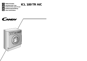 Handleiding Candy ICL 100 TR H/C Wasmachine