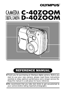 Handleiding Olympus D-40ZOOM Camedia Digitale camera