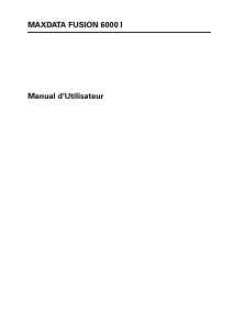 Mode d’emploi Maxdata FUSION 6000 I Ordinateur de bureau
