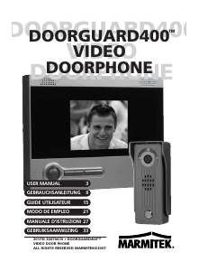 Mode d’emploi Marmitek Doorguard 400 Interphone