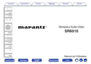Mode d’emploi Marantz SR6010 Récepteur