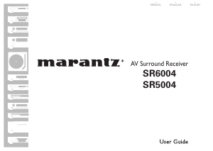 Mode d’emploi Marantz SR6004 Récepteur