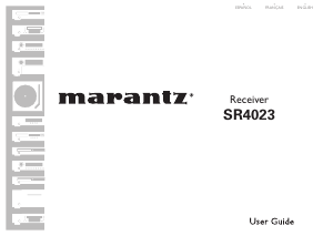Mode d’emploi Marantz SR4023 Récepteur