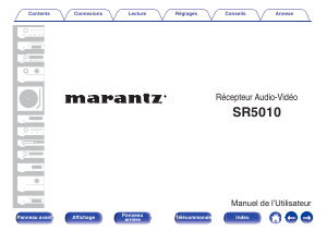 Mode d’emploi Marantz SR5010 Récepteur