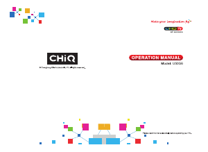 Bruksanvisning Chiq U50G6 LED TV