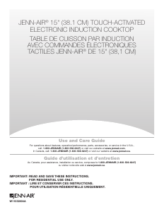 Mode d’emploi Jenn-Air JIE4115GS Table de cuisson