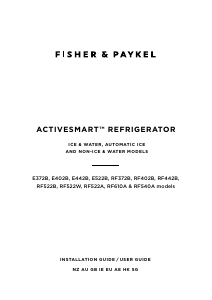 Handleiding Fisher and Paykel RF522ADX5 Koel-vries combinatie