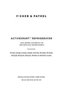Handleiding Fisher and Paykel RF610ADX4 Koel-vries combinatie