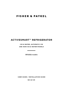 Manual Fisher and Paykel RF605QDVX1 Fridge-Freezer