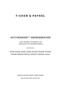 Bruksanvisning Fisher and Paykel RF442BRPUX6 Kyl-frys