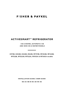Bruksanvisning Fisher and Paykel RF450SRDW1 Kylskåp