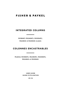 Mode d’emploi Fisher and Paykel RS3084FRJK1 Congélateur
