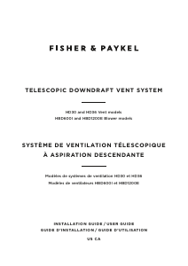 Bruksanvisning Fisher and Paykel HBD600I Köksfläkt