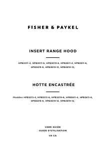 Bruksanvisning Fisher and Paykel HPB3011-4_N Köksfläkt