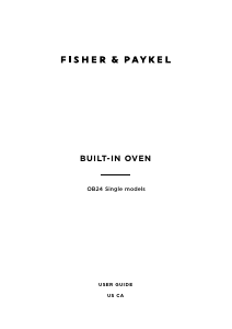 Bruksanvisning Fisher and Paykel OB24SCDEX1 Ugn