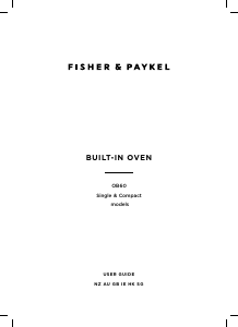 Bruksanvisning Fisher and Paykel OB60SC7CEPX1 Ugn