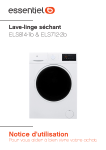 Mode d’emploi Essentiel B ELS 712-2b Lave-linge séchant
