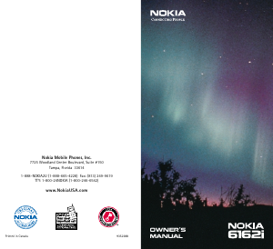 Handleiding Nokia 6162i Mobiele telefoon